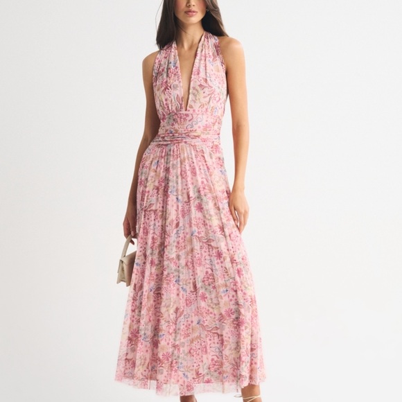 Abercrombie & Fitch Dresses & Skirts - Abercrombie multiway Floral Halter Maxi Dress